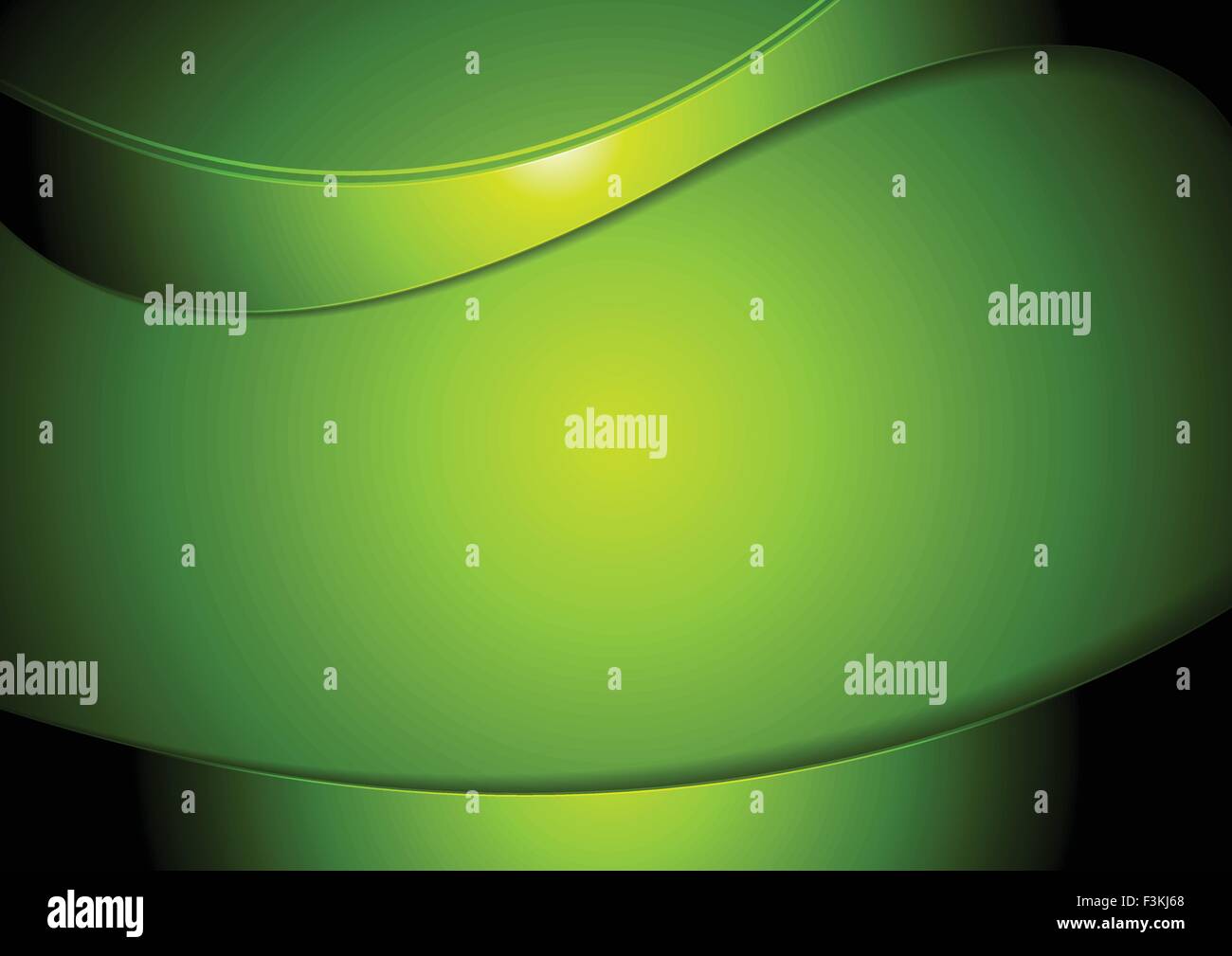 Abstract green wavy corporate vector background Stock Vector Image ...