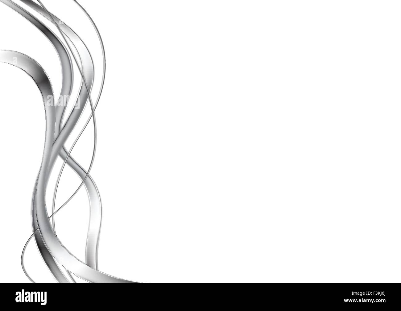 Abstract metal waves design. Vector background Stock Vector Image & Art ...