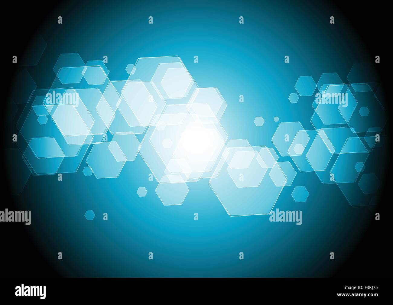 Bright blue geometric background. Vector shiny tech design Stock Vector ...