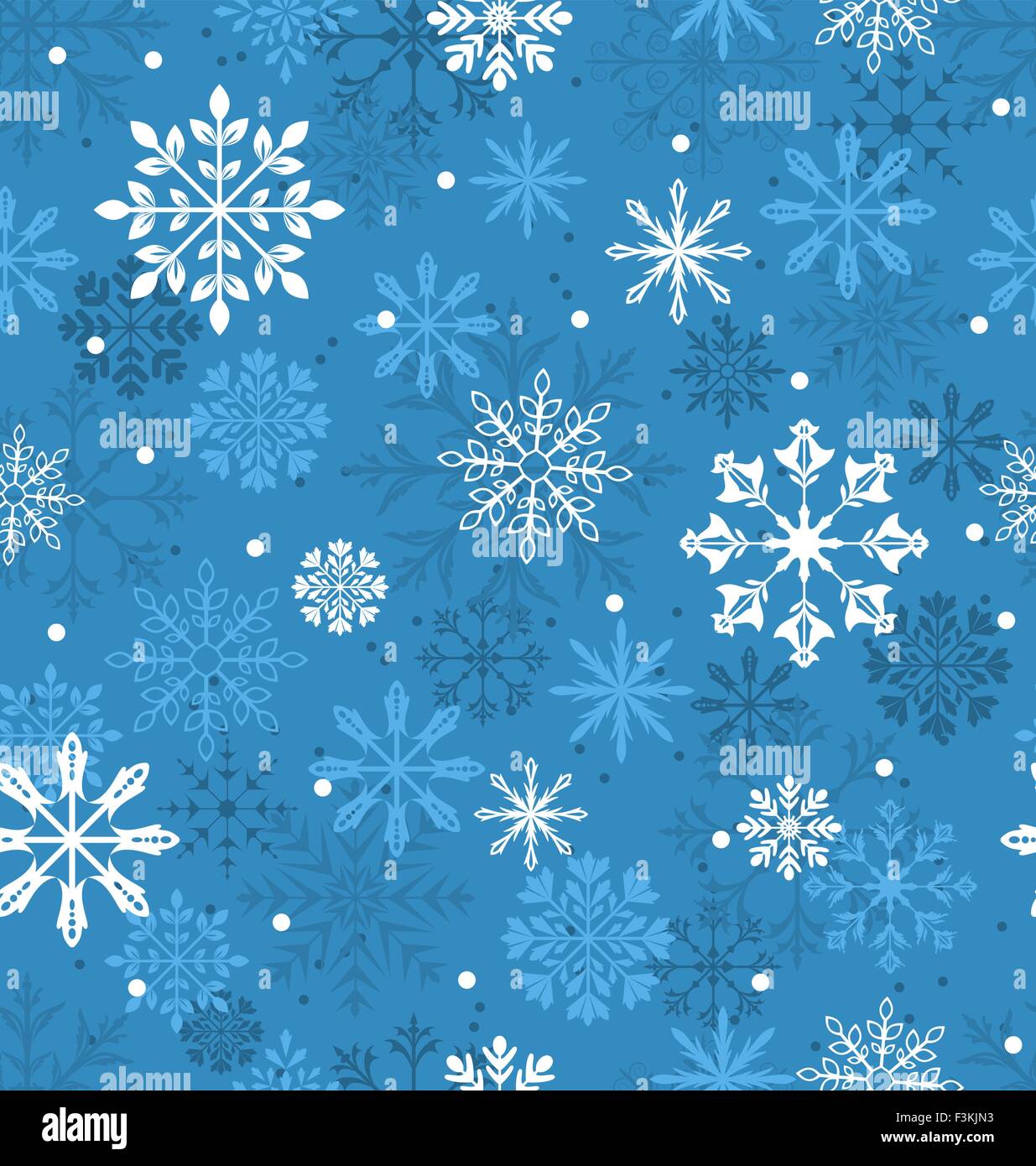 Seamless Texture with Variation Snowflakes Stock Vector Image & Art - Alamy