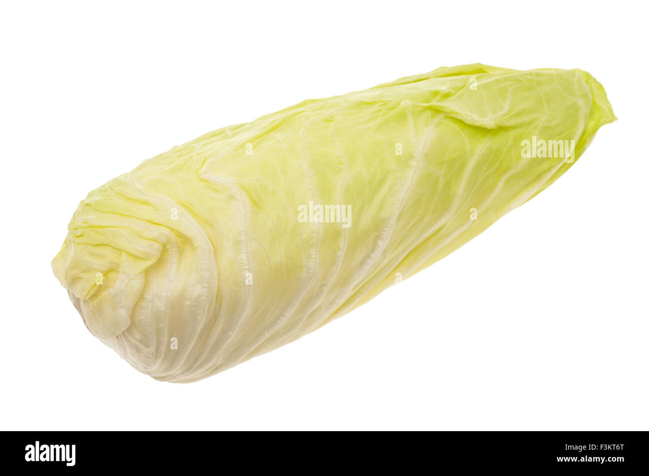 Green salad isolated on white Stock Photo