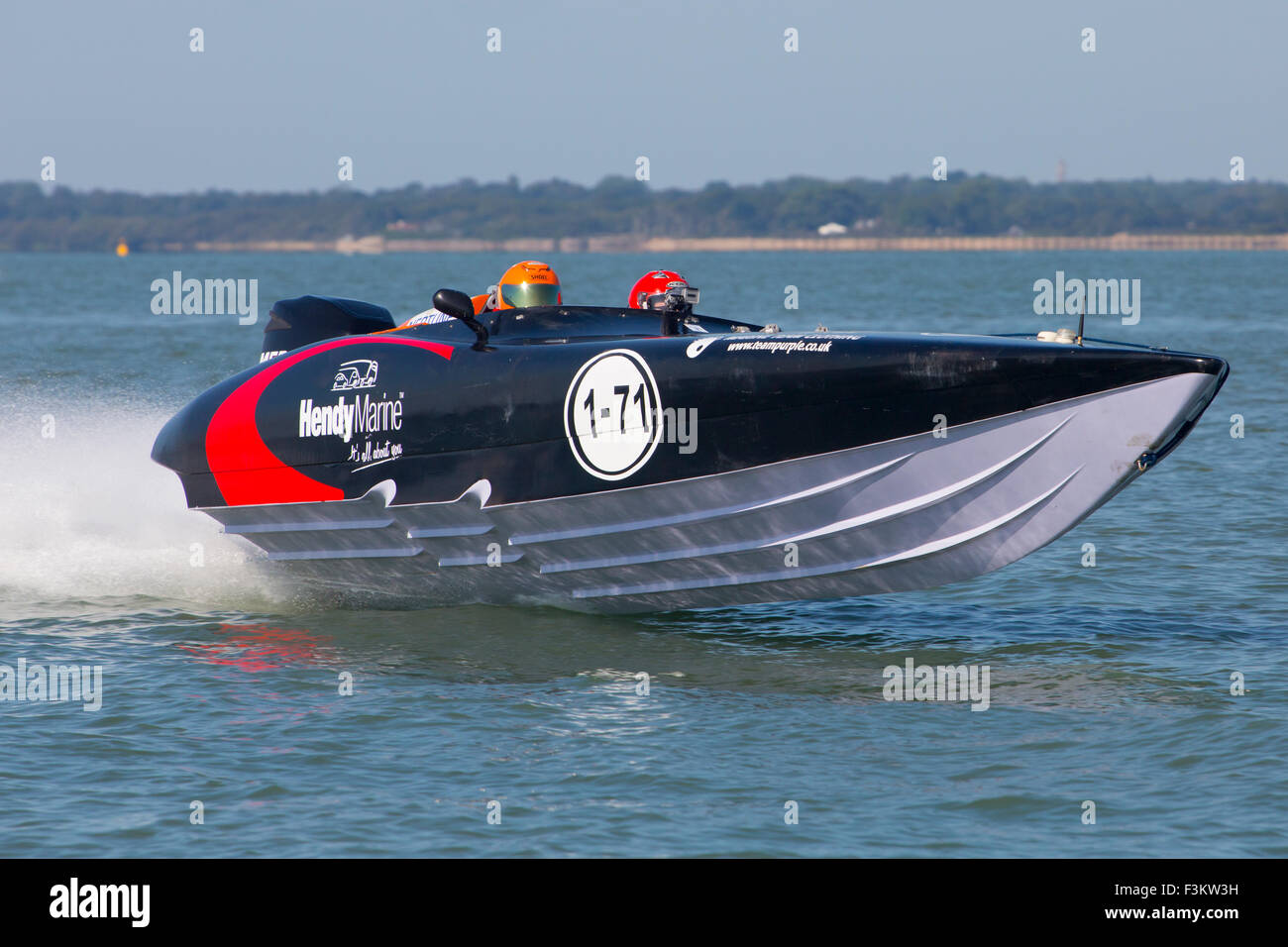 The Solent 2015, Cowes Classic, Power Boat Race, Cowes, Isle of Wight, England, UK, Stock Photo