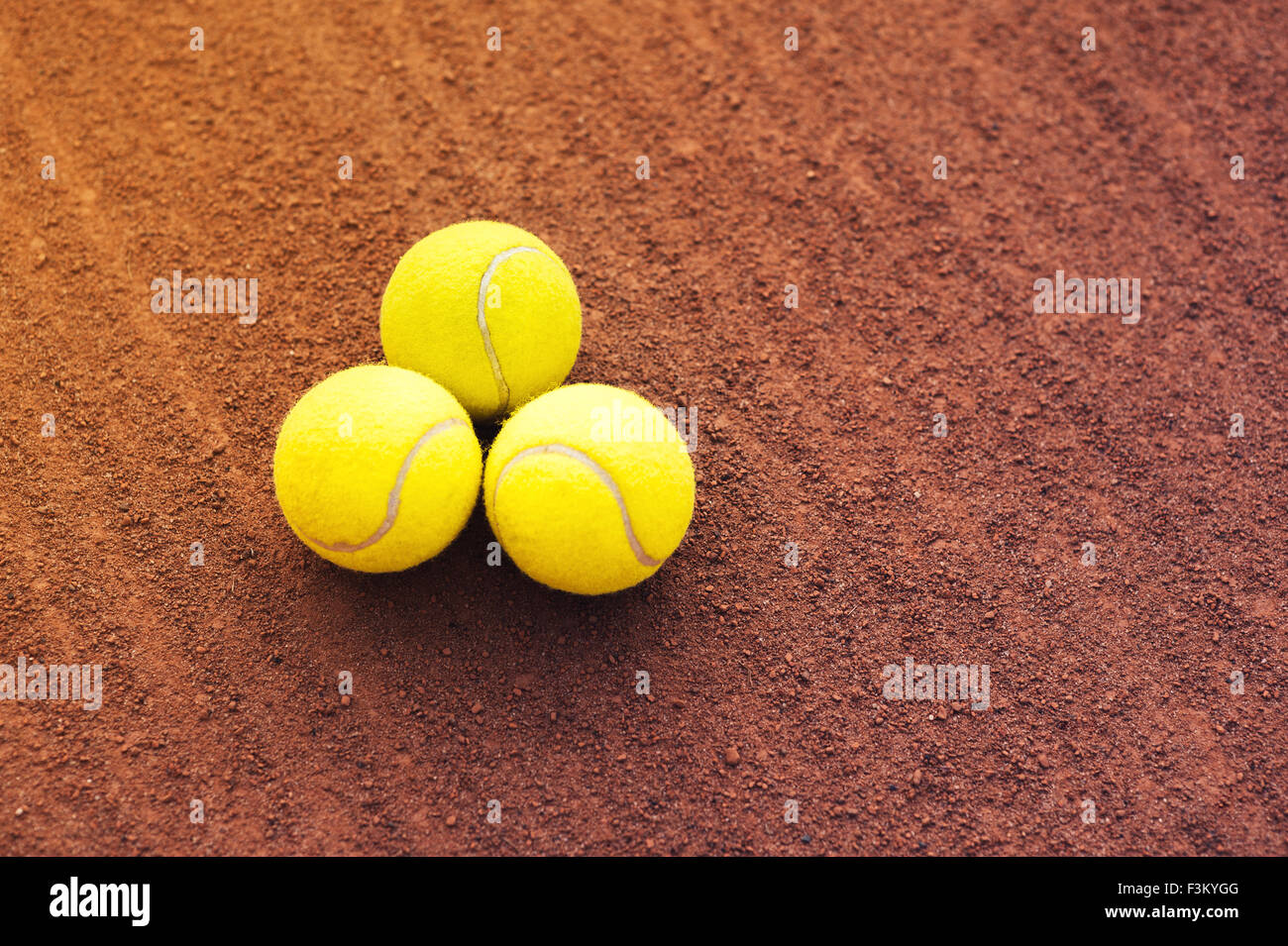Close up of tennis balls Stock Photo