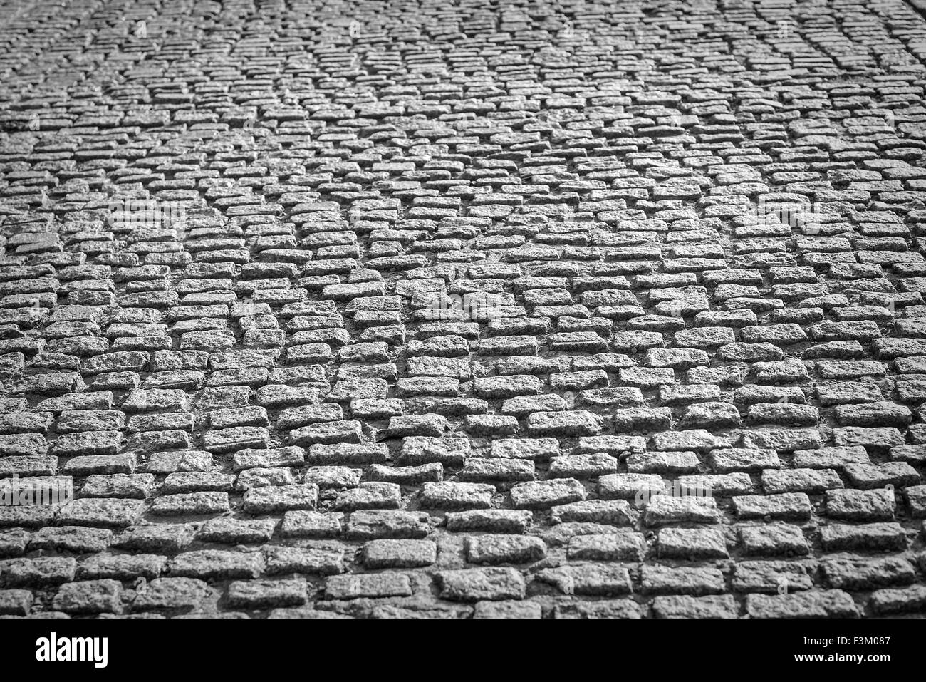 Brick stone street road Stock Photo Alamy