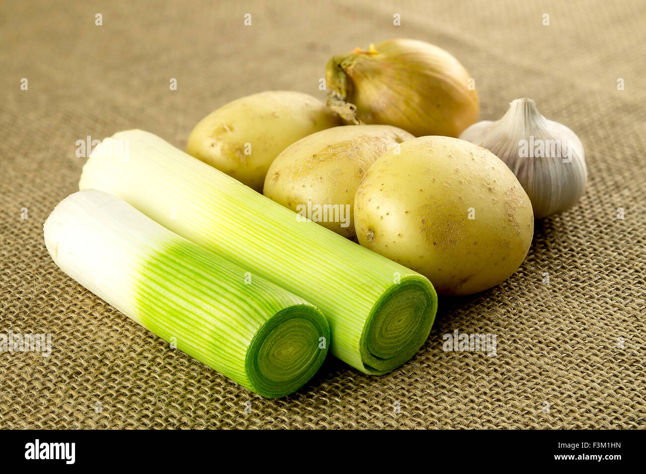 Organic soup ingredients Stock Photo Alamy