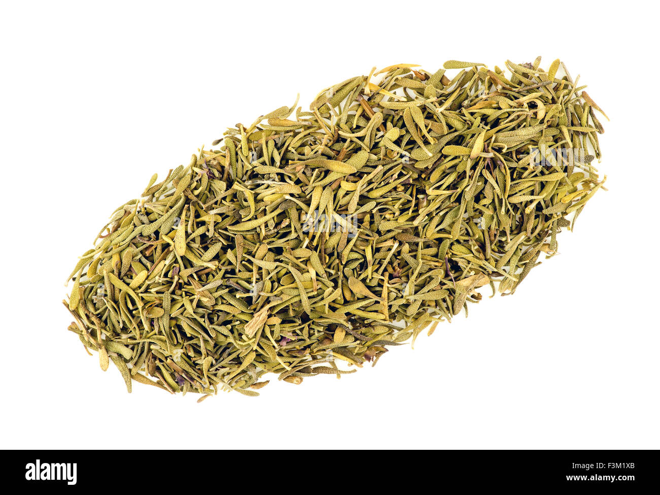 Dried thyme isolated Stock Photo Alamy