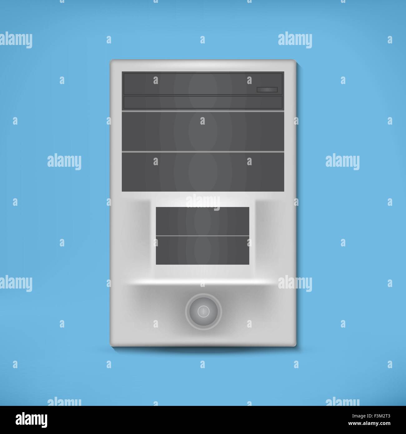 Black computer tower Stock Vector Images - Alamy