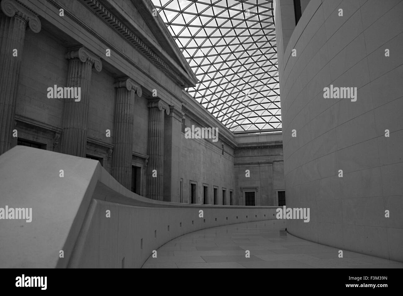 British Museum Architecture Stock Photo
