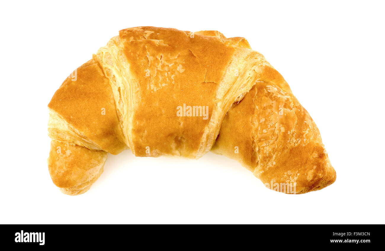 Tasty croissants on white hi-res stock photography and images - Alamy