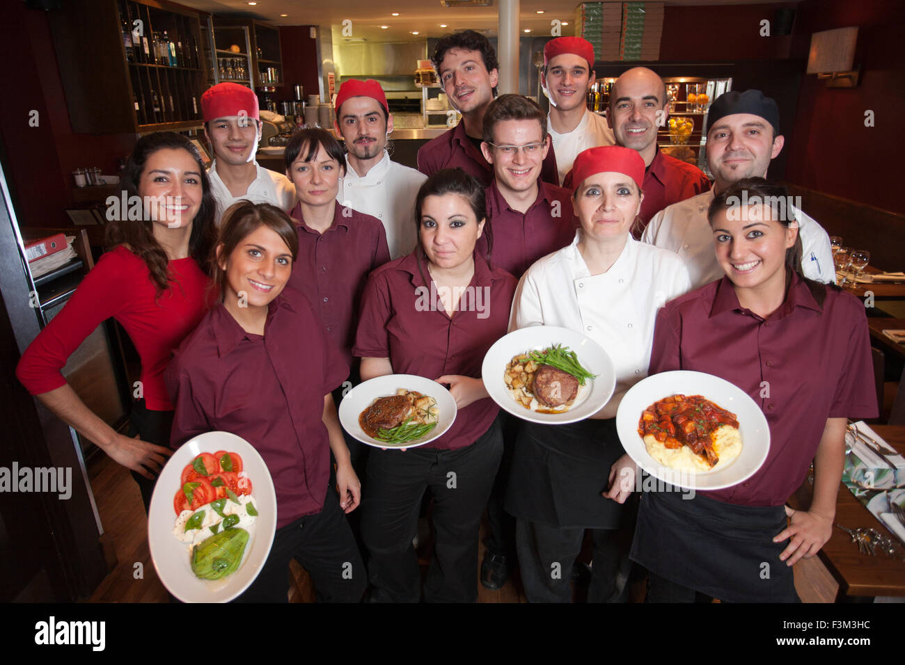 Strada, Italian chain restaurant, Covent Garden, London, England, UK Stock Photo