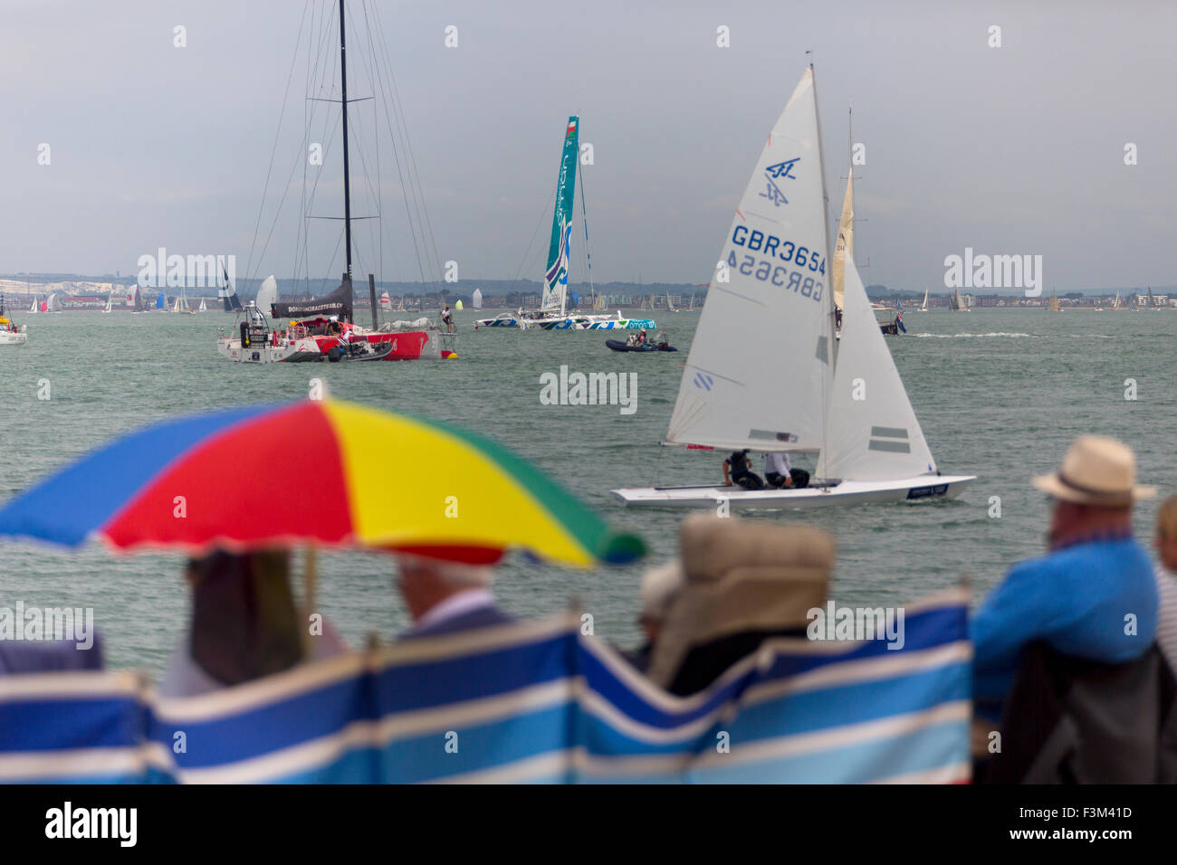 spectators on beach Yacht Racing, Shore side entertainments, Bands ...