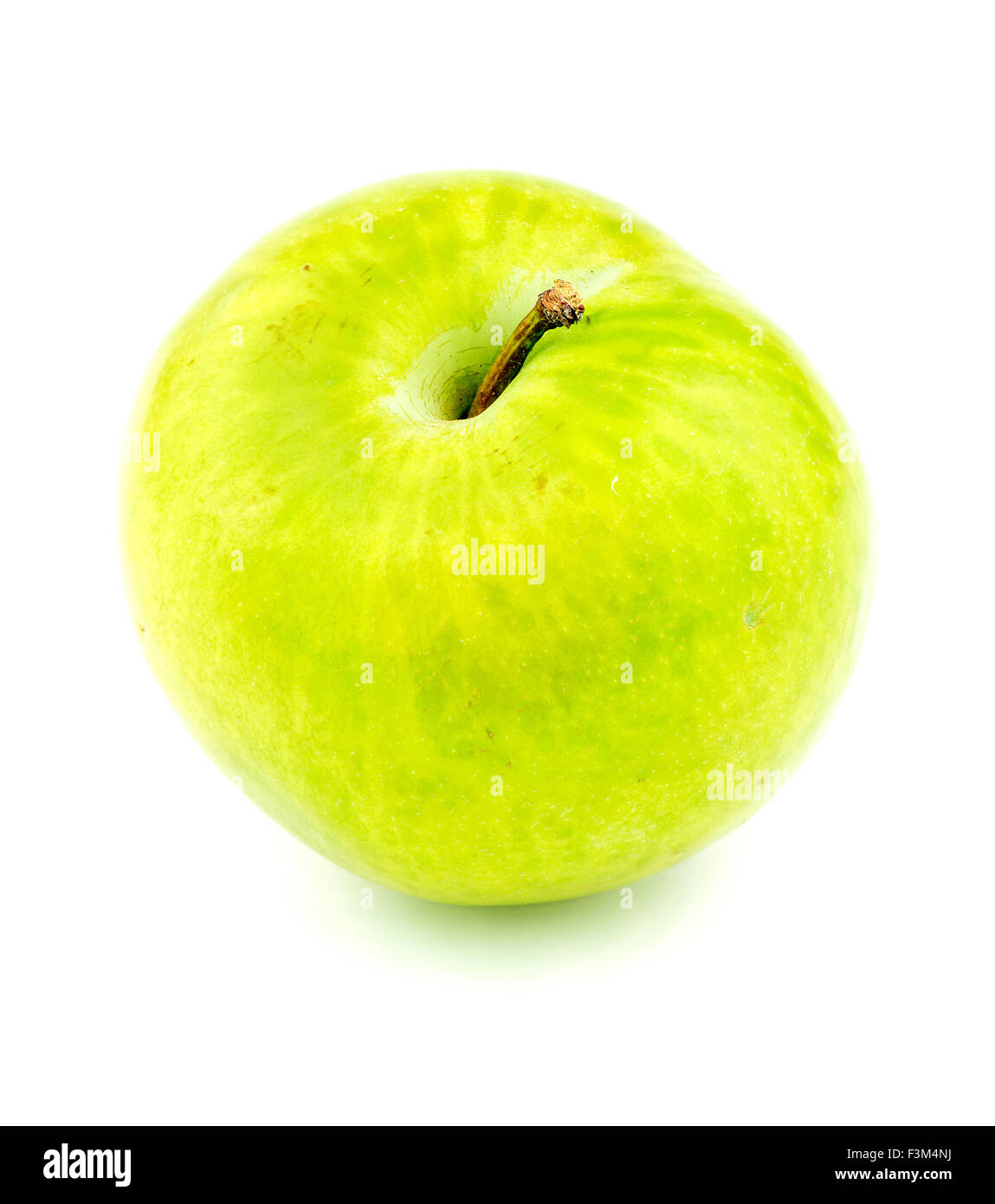 Vibrant colorful green plum isolated Stock Photo Alamy