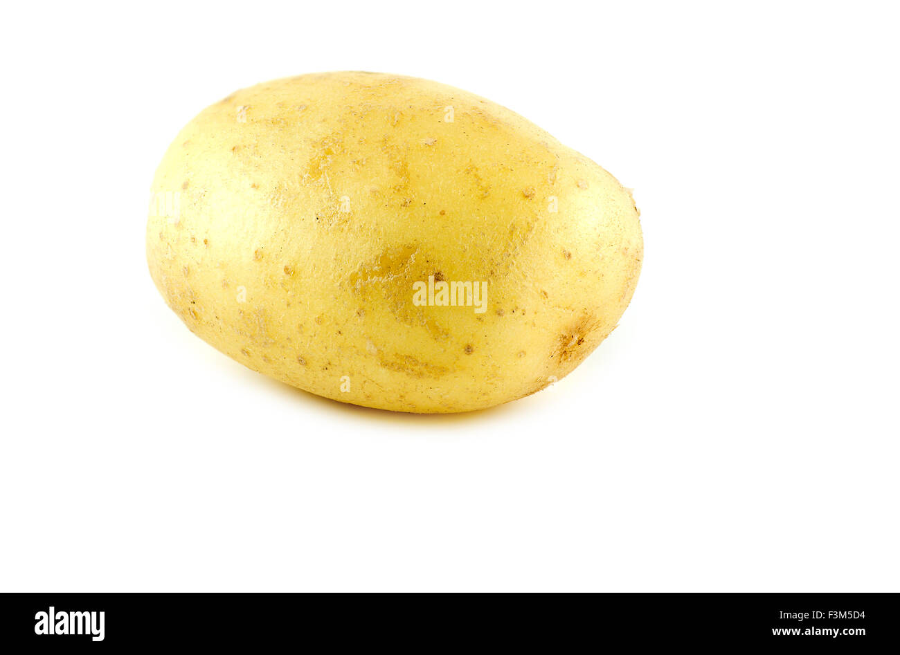 Isolated macro of potato Stock Photo