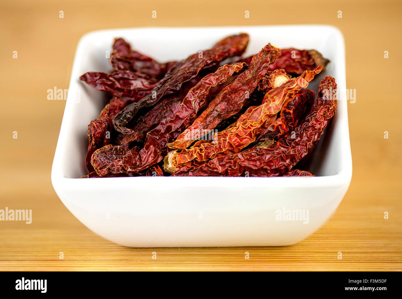 Closeup of kashmiri red chili Stock Photo
