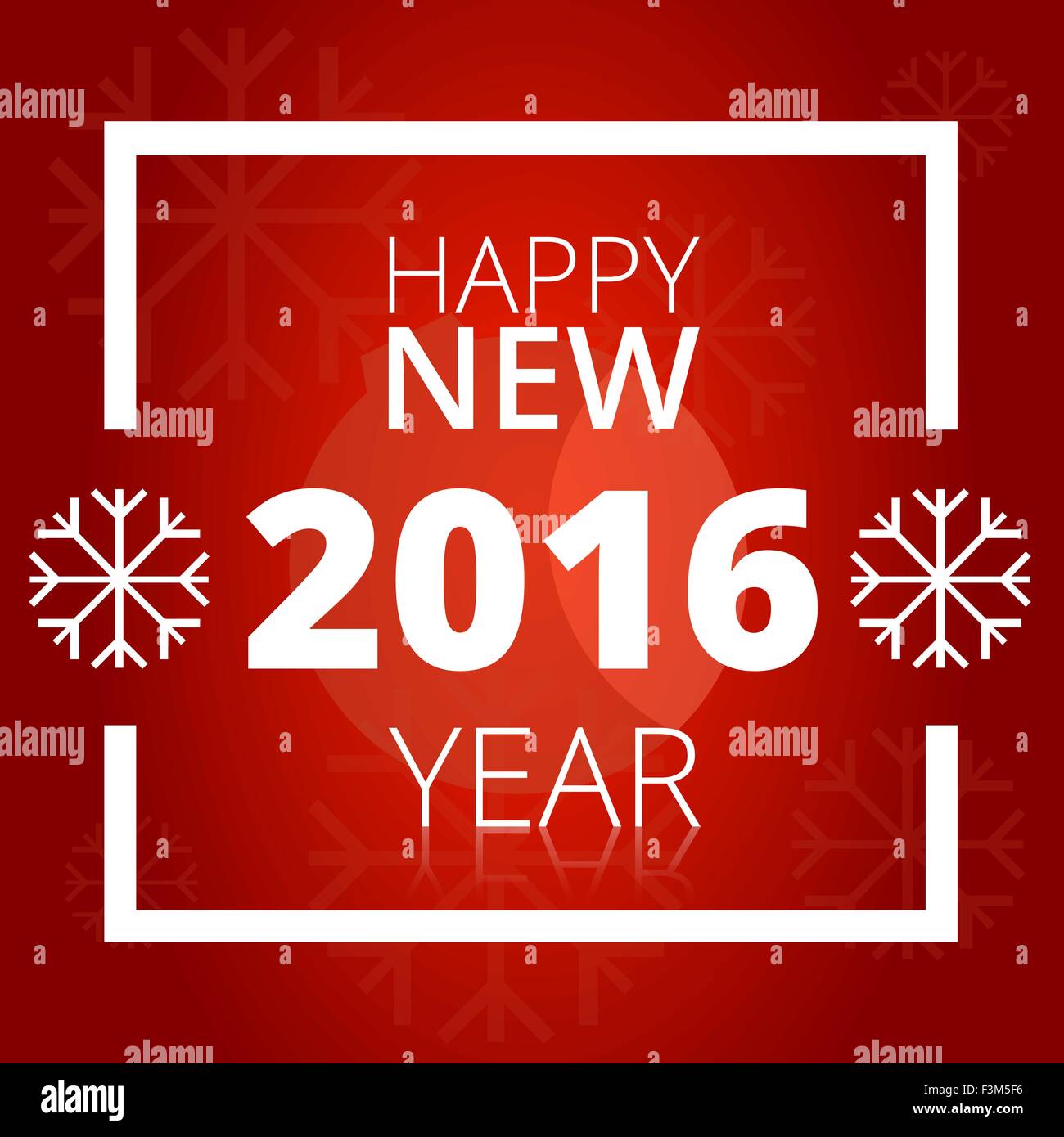 Happy New Year lettering Greeting Card, vector illustration Stock ...