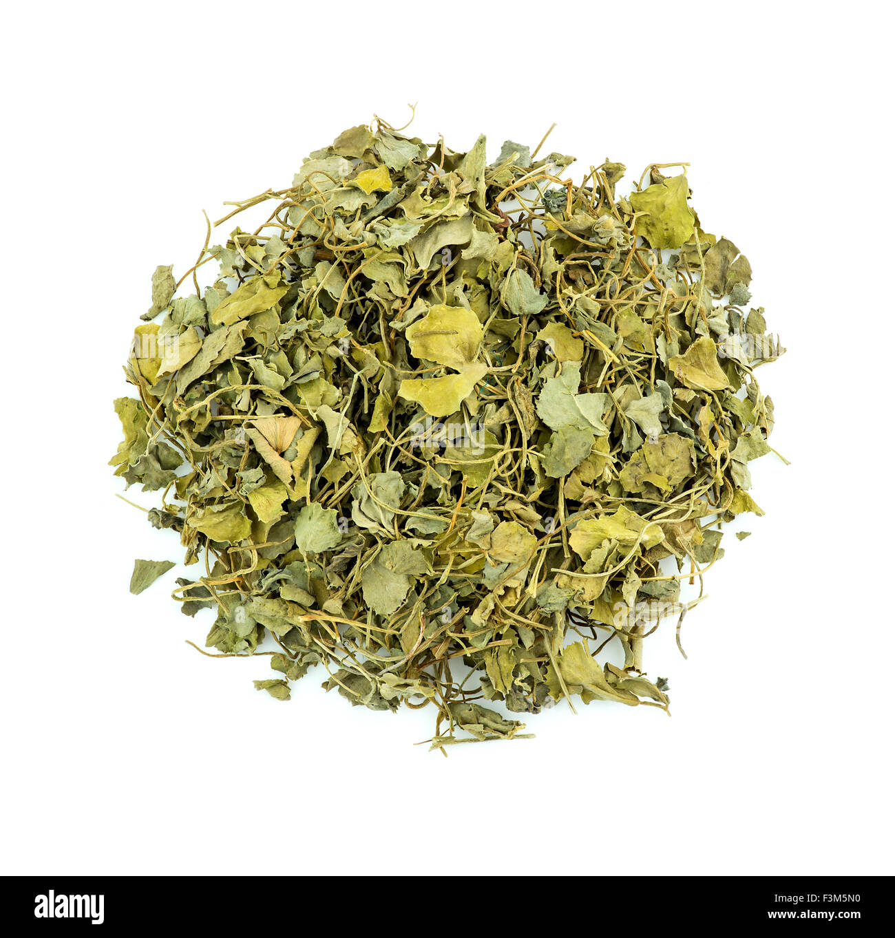 Macro closeup of fenugreek herb Stock Photo