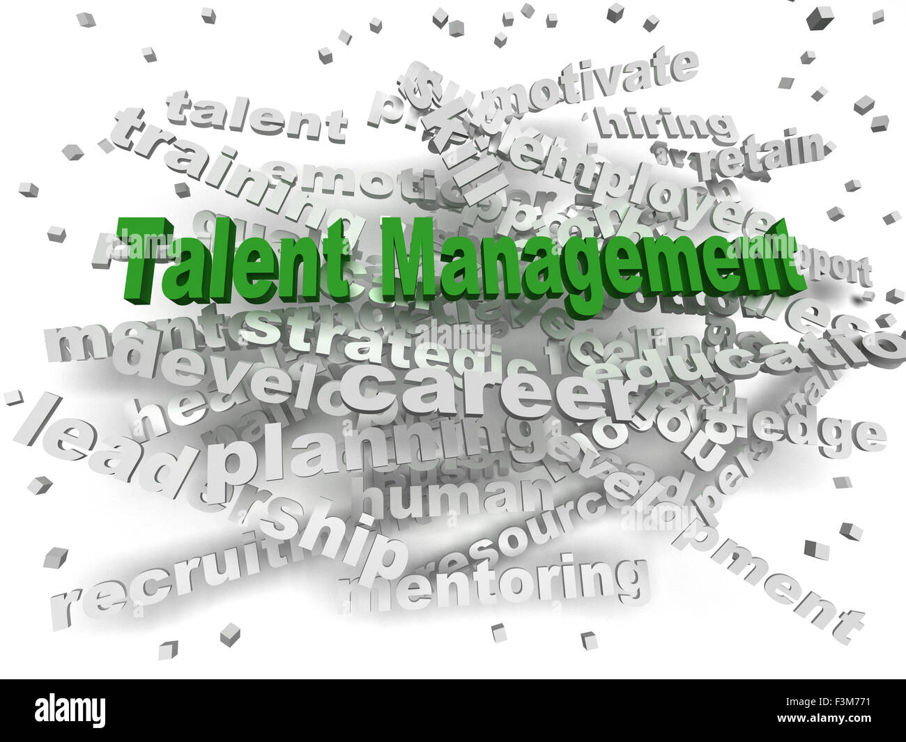 3d image Talent management word cloud concept Stock Photo - Alamy