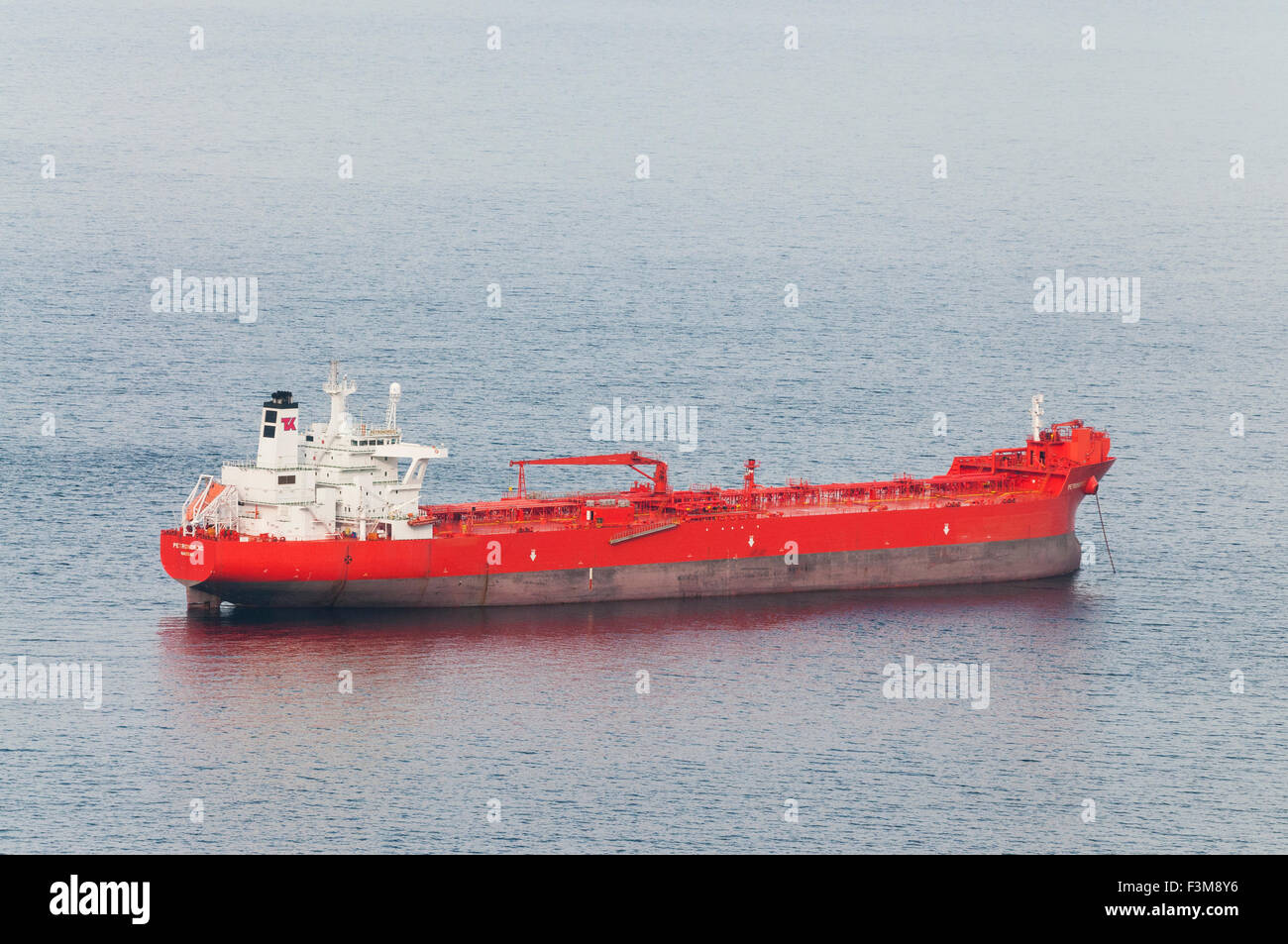 Oil products tanker petronordic at sea Stock Photo