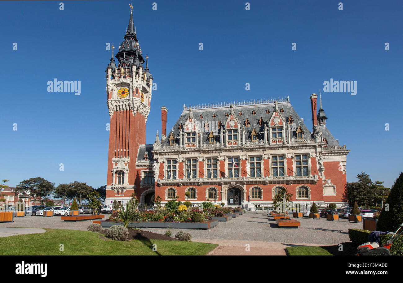 Hotel-de-Ville in Calais France Stock Photo - Alamy