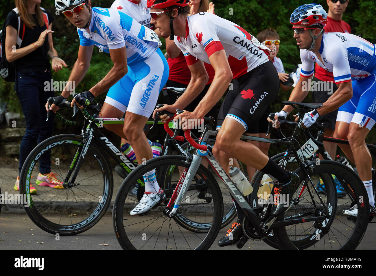 Canada,Racing,Bike,cycling race,pan american Stock Photo