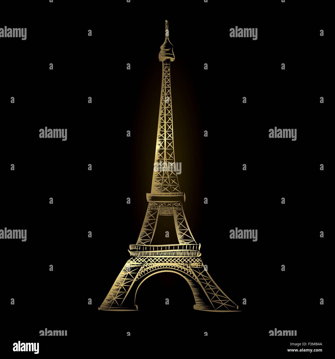 Eiffel Tower Stock Vector