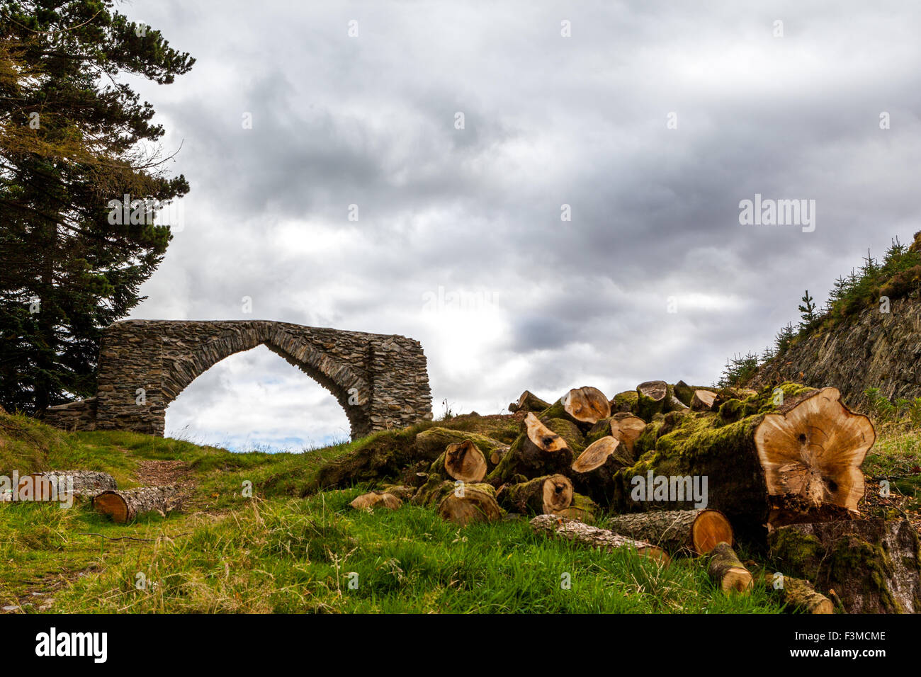 The Arch near Devils bridge mid Wales UK Stock Photo Alamy