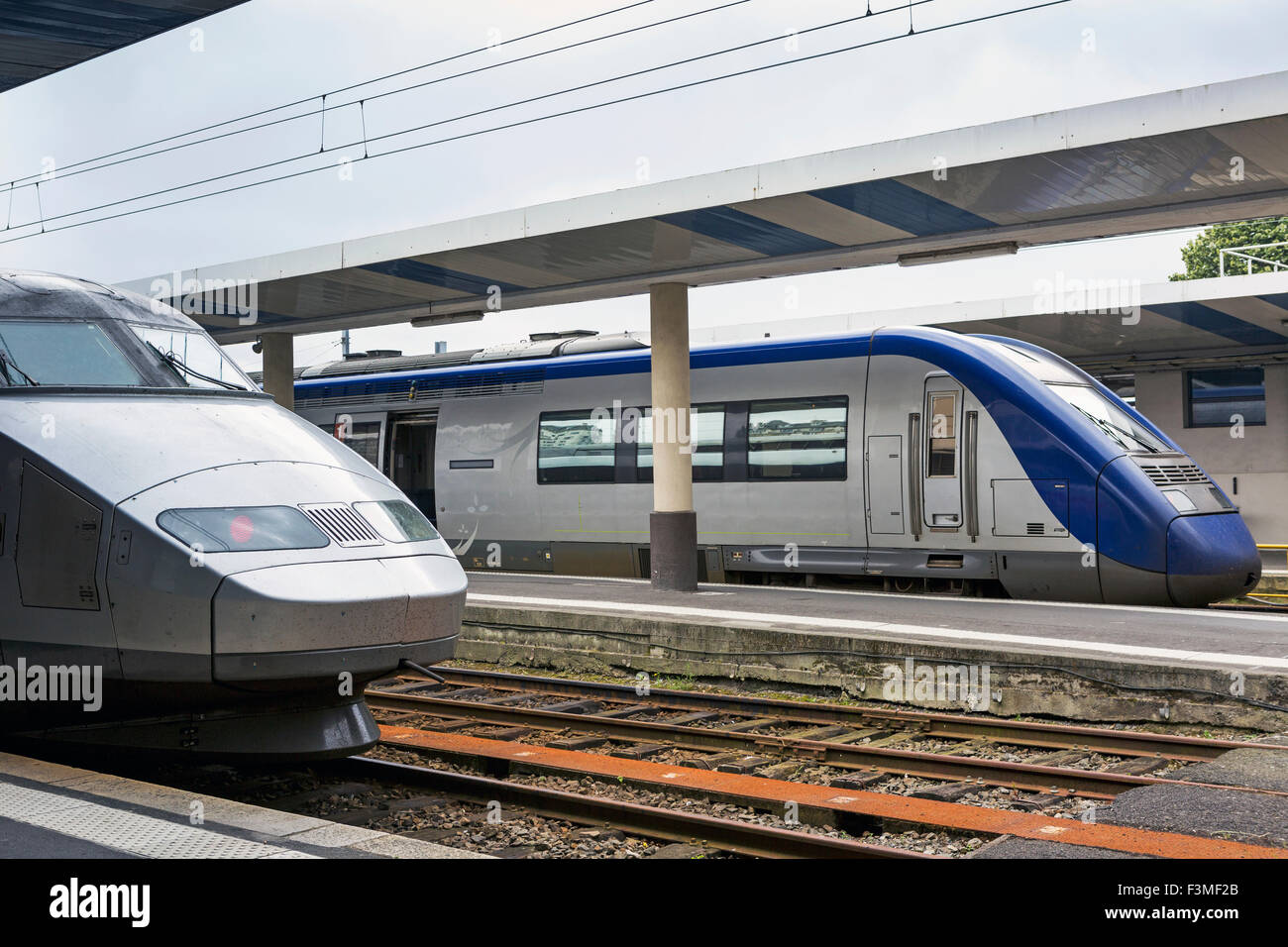 France finistere brest train station hi-res stock photography and