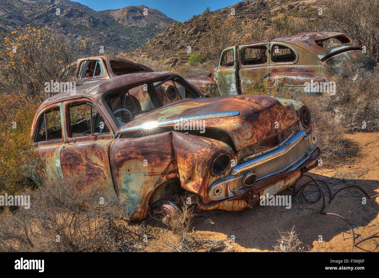 African Rusted Car Rusted car south africa hi-res stock photography and images - Alamy