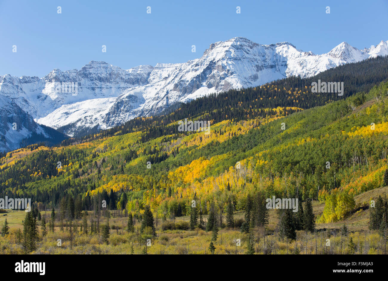 Ouray,Colorado,Mountain,Sneffels Range Stock Photo