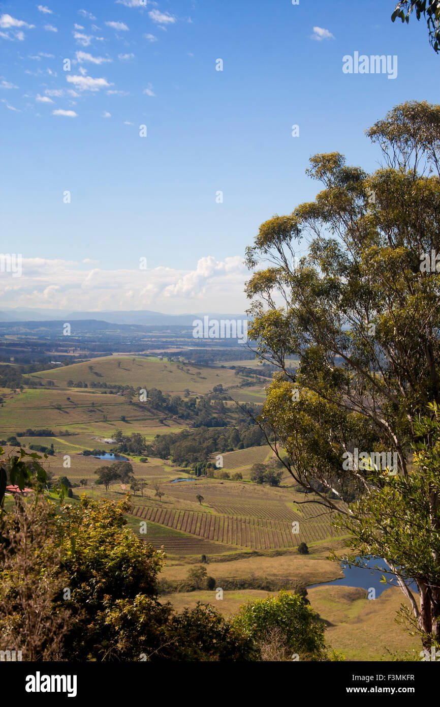 Lower Hunter Valley near Cessnock NSW Australia Stock Photo Alamy