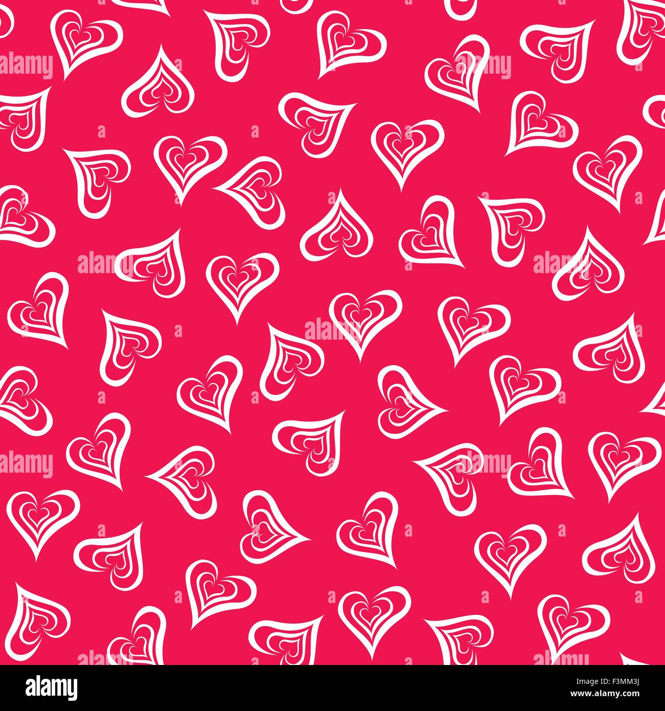 Seamless hearts pattern Stock Vector Image & Art - Alamy