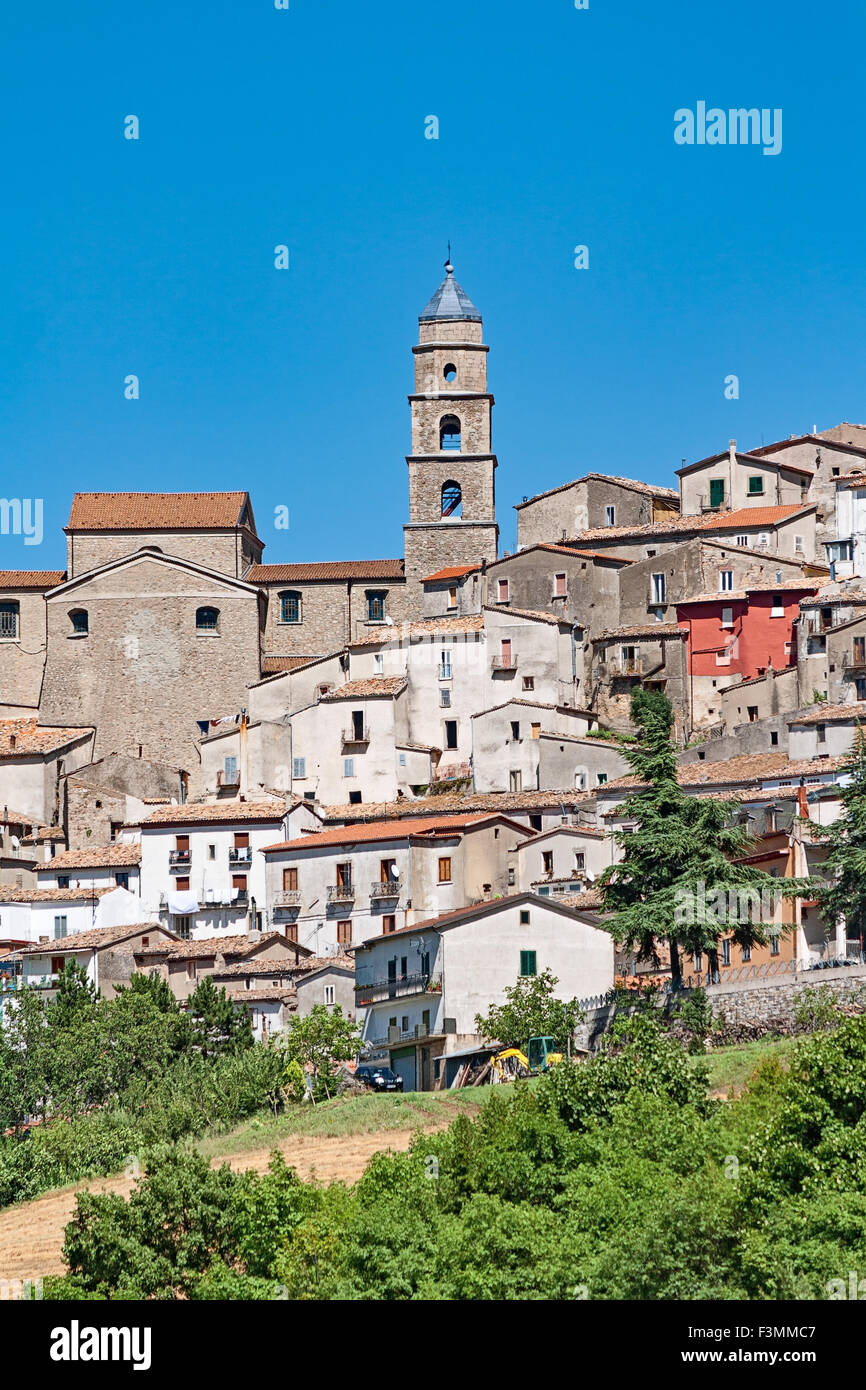 panorama di San Fele in Basilicata of Italy Stock Photo