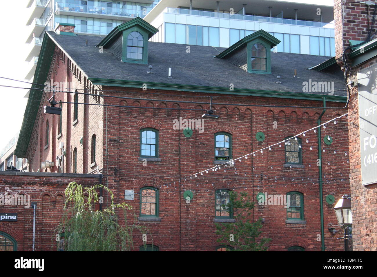 Toronto Distillery District Buildings Stock Photo Alamy