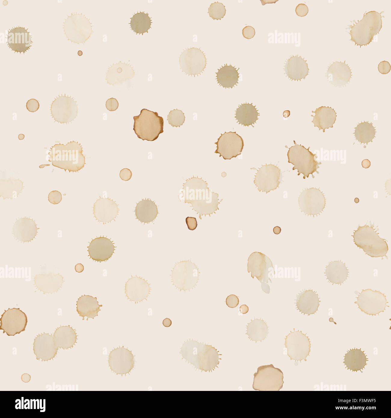 Coffee stains texture Stock Photo