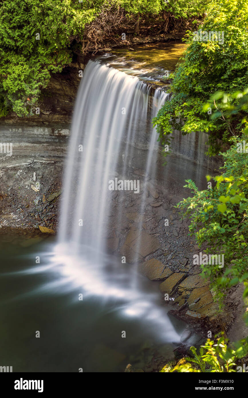 Bridal Veil Falls on Manitoulin Island Stock Photo Alamy
