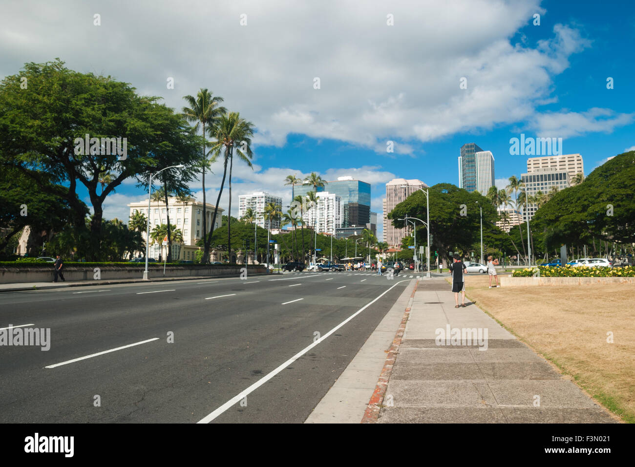Honolulu street hires stock photography and images Alamy