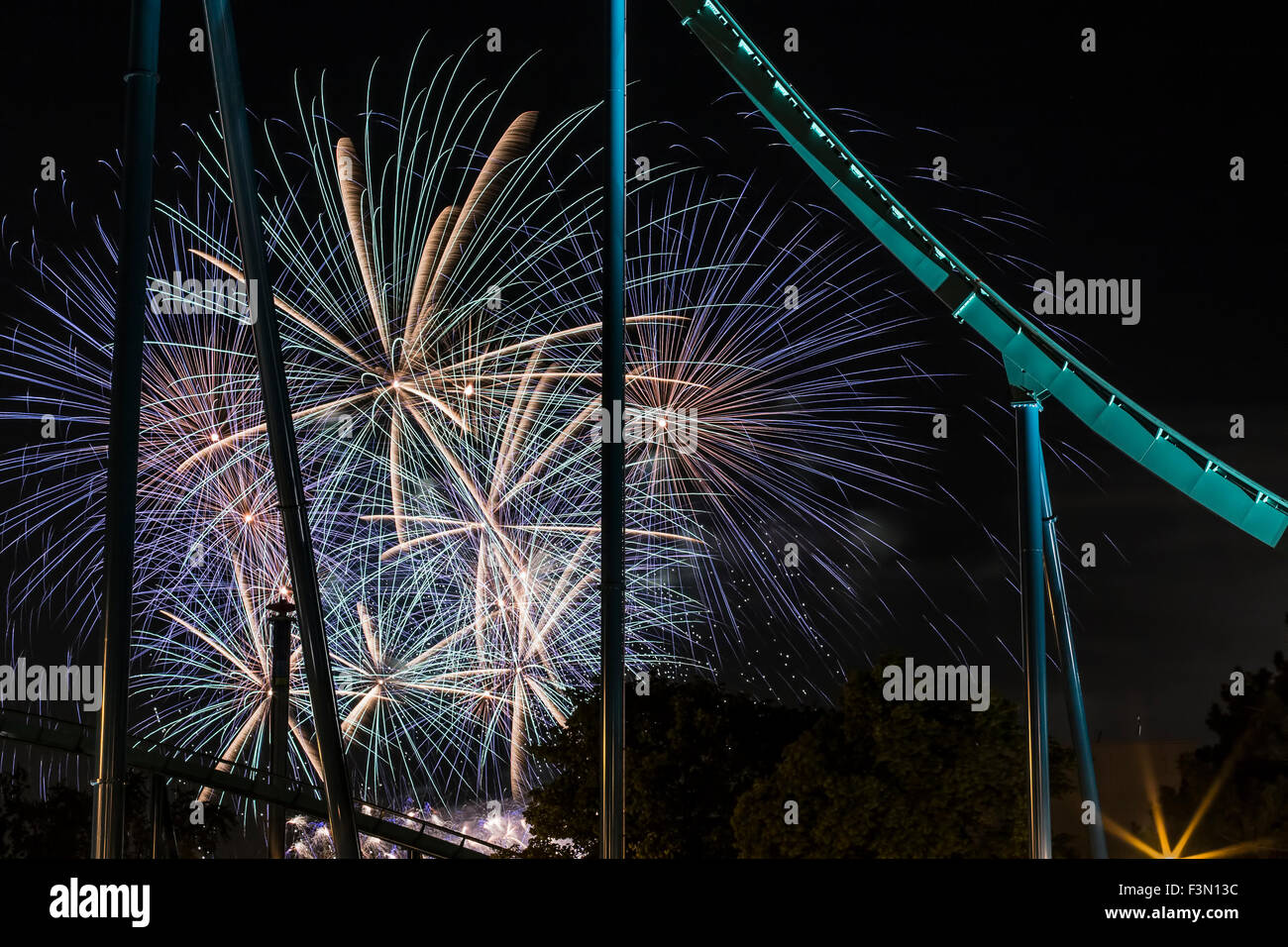 Victoria Day celebrations at Canada's Wonderland Stock Photo Alamy