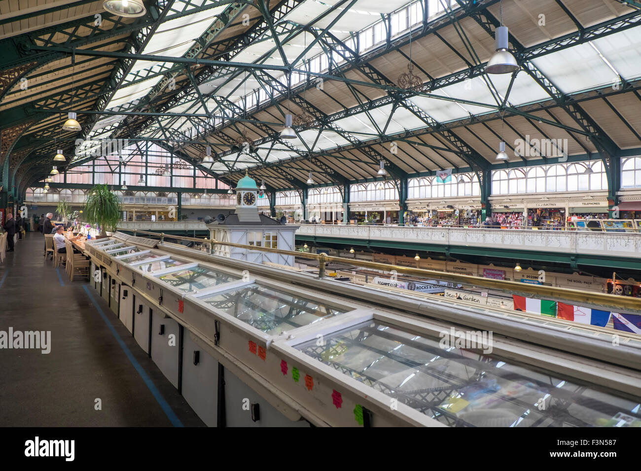 Cardiff central Market Cardiff Wales UK Stock Photo - Alamy