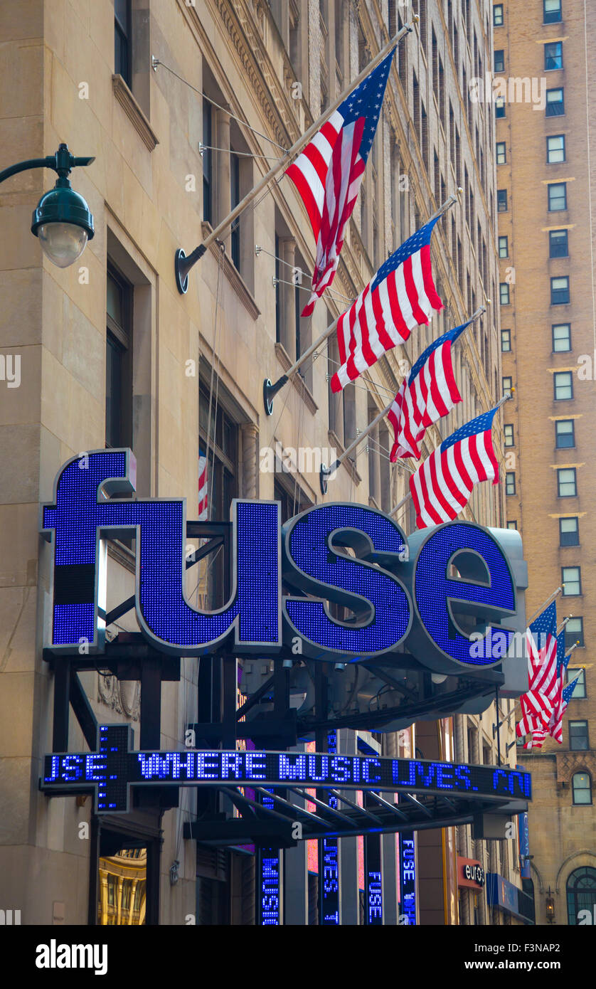 Kimlik Doğrulama tesisler ölümcül  Fuse Television Station, New York City, New York, USA Stock Photo - Alamy