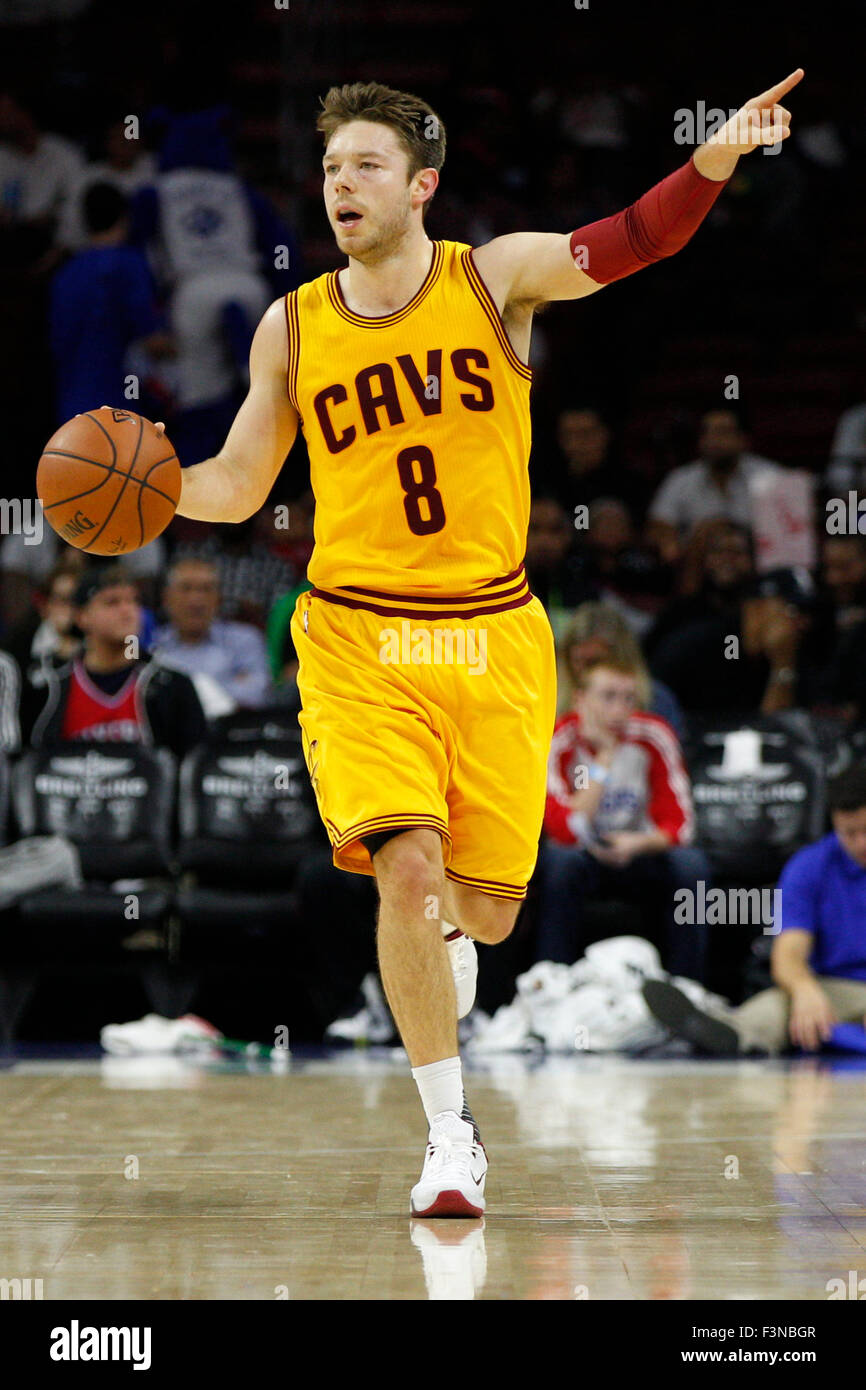 October 8, 2015 Cleveland Cavaliers guard Matthew Dellavedova (8) in