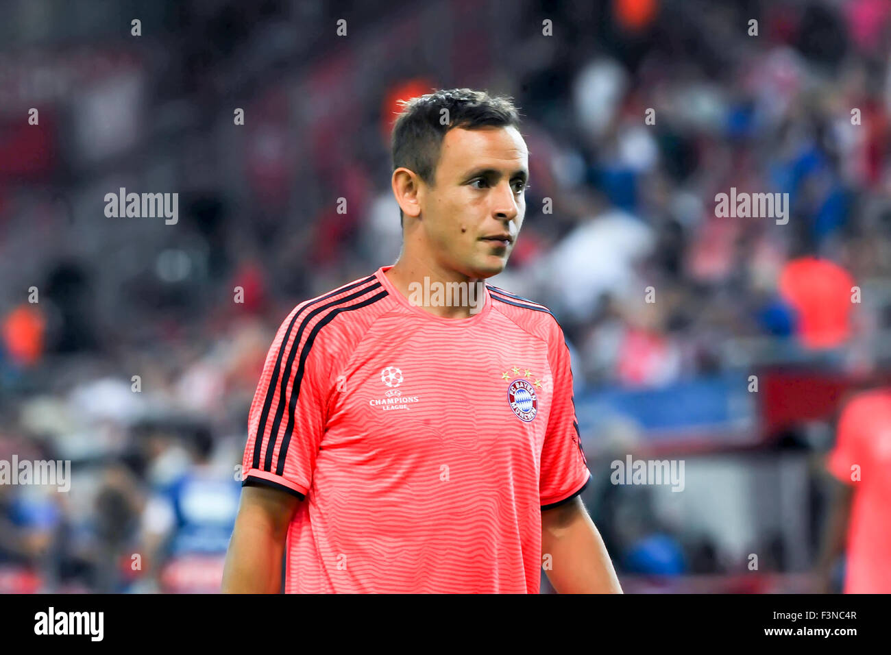 Athens, Greece- September 16, 2015: Rafinha before the beginning of the  UEFA Champions League game between Bayern and Olympiacos Stock Photo - Alamy