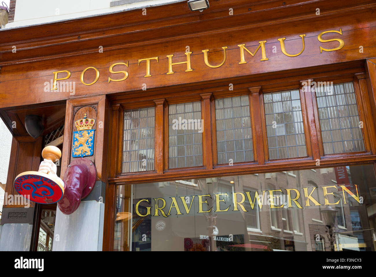 The Posthumus Rubber Stamp and Stationary Store in Amsterdam, The