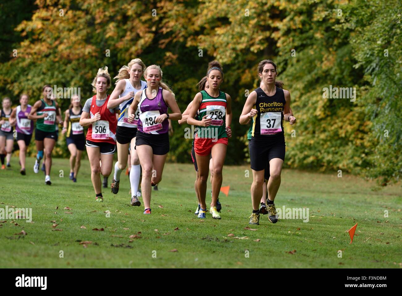 Stockport UK 10th October 2015 The Manchester Area CrossCountry League