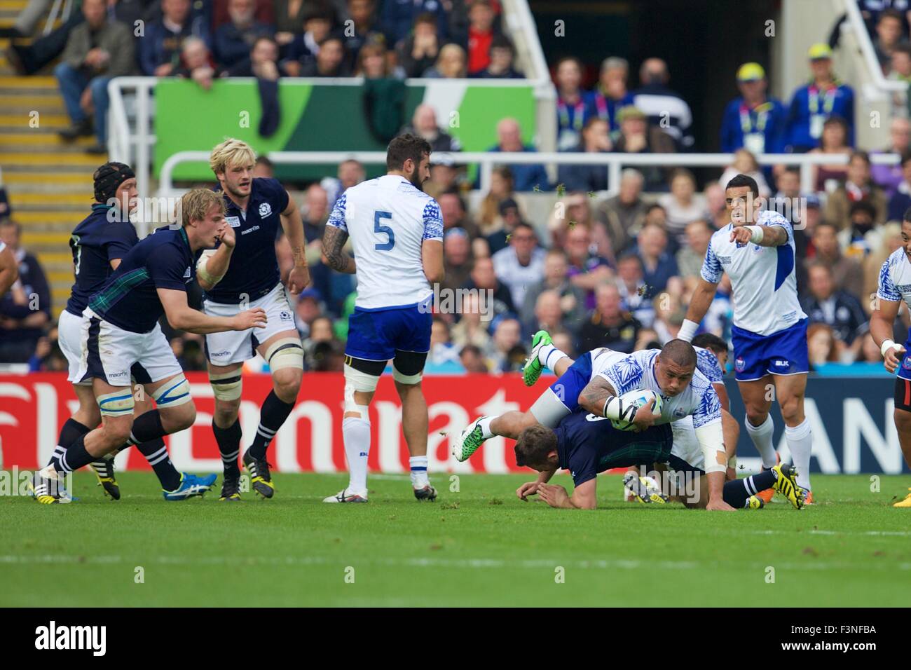 St James Park, Newcastle, UK. 10th Oct, 2015. Rugby World Cup. Samoa ...
