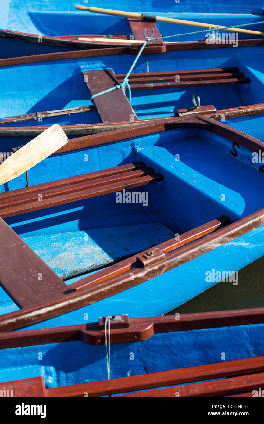 Rowing boats for Hire. Norfolk Broads England UK Stock Photo Alamy