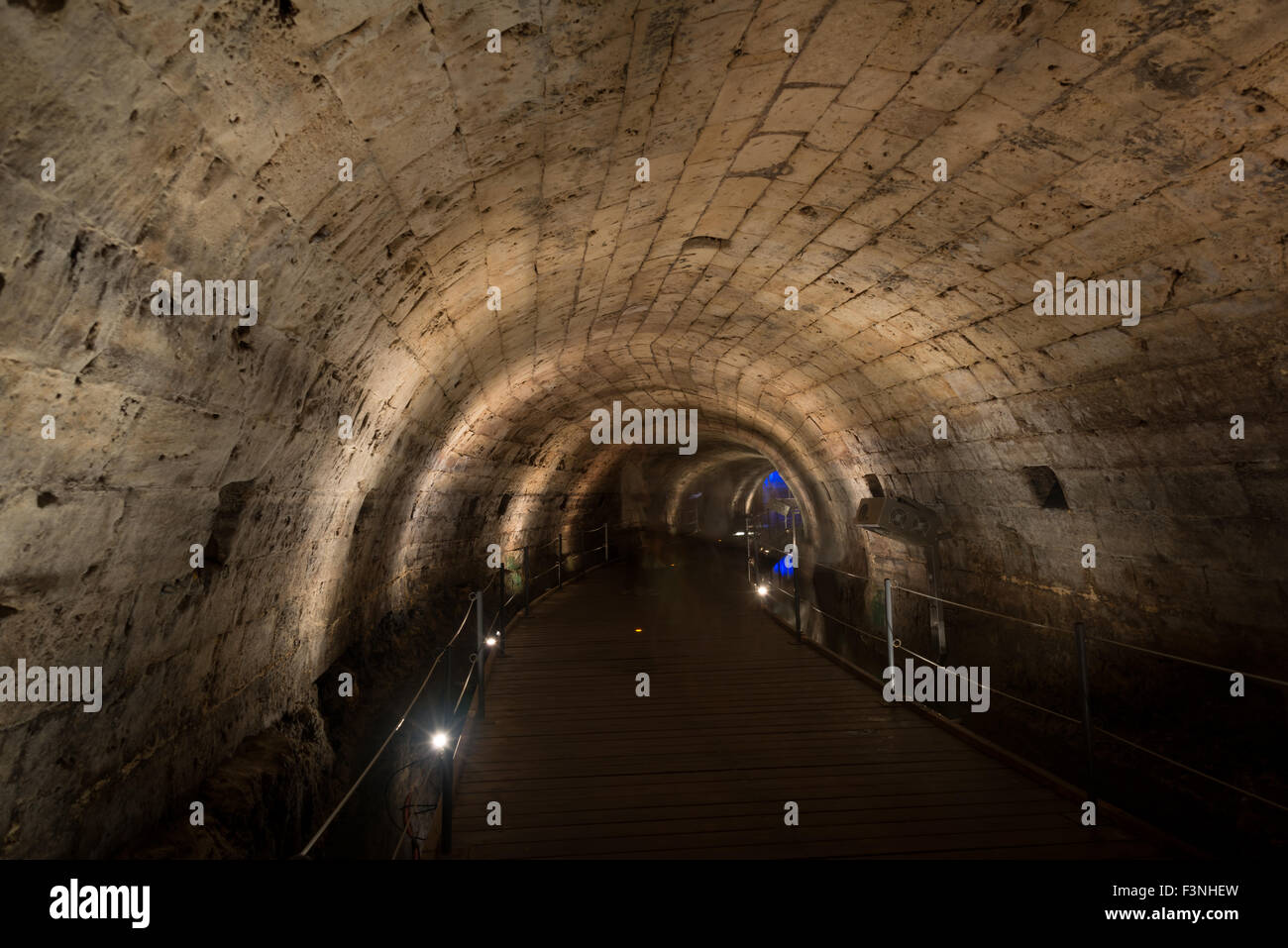 Akko walk, Israel Stock Photo