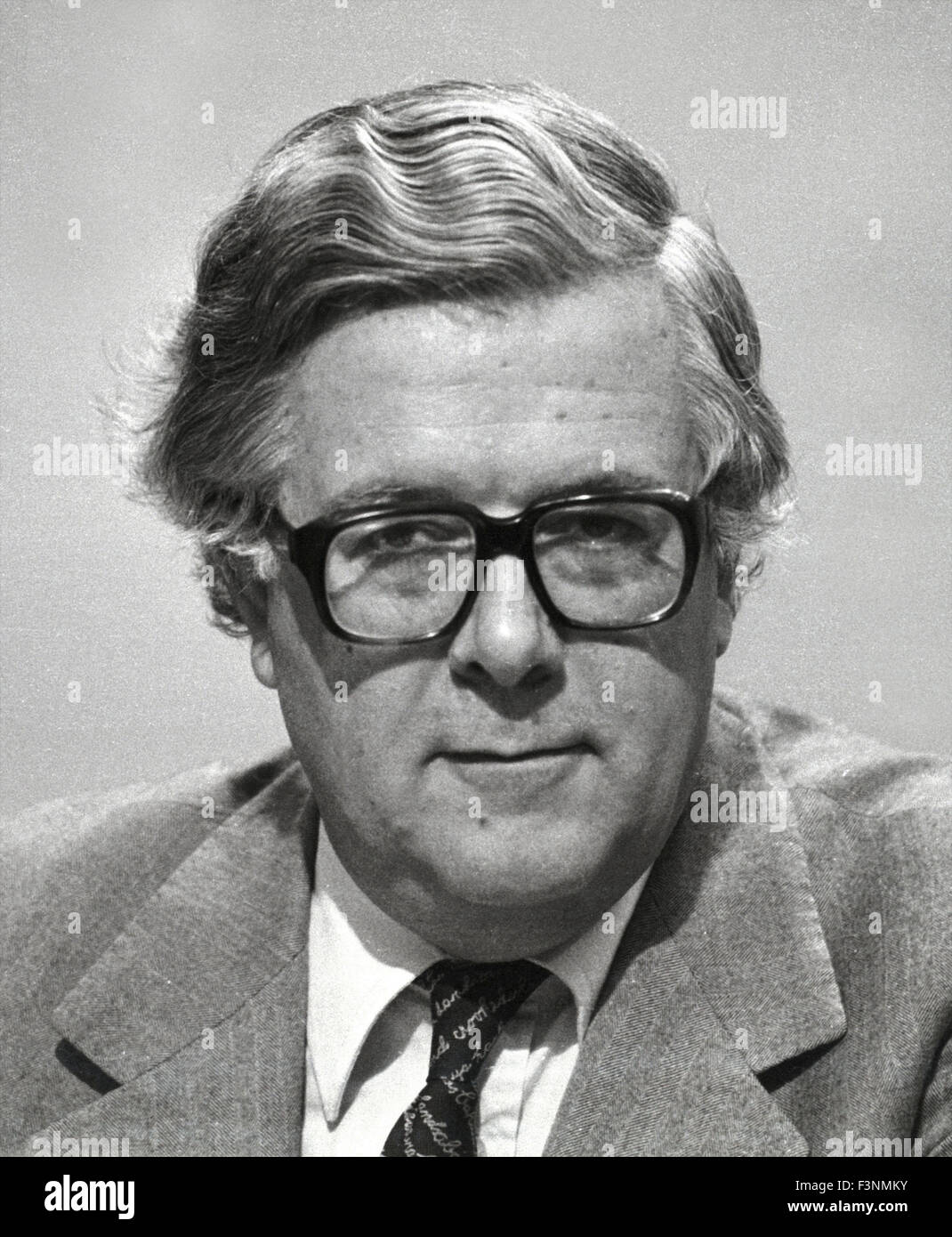 FILE PICTURES from 1984. Sir Geoffrey Howe was a former British Conservative politician. Richard Edward Geoffrey Howe who died on Saturday 10th October 2015. Exclusive 1984 image by Credit:  David Cole/Alamy Live News Stock Photo