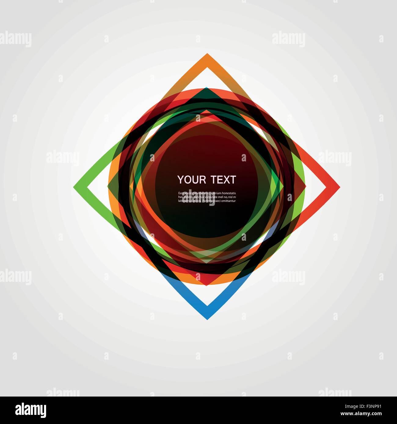 Abstract vector form. Color line design eps10 Stock Vector Image & Art ...