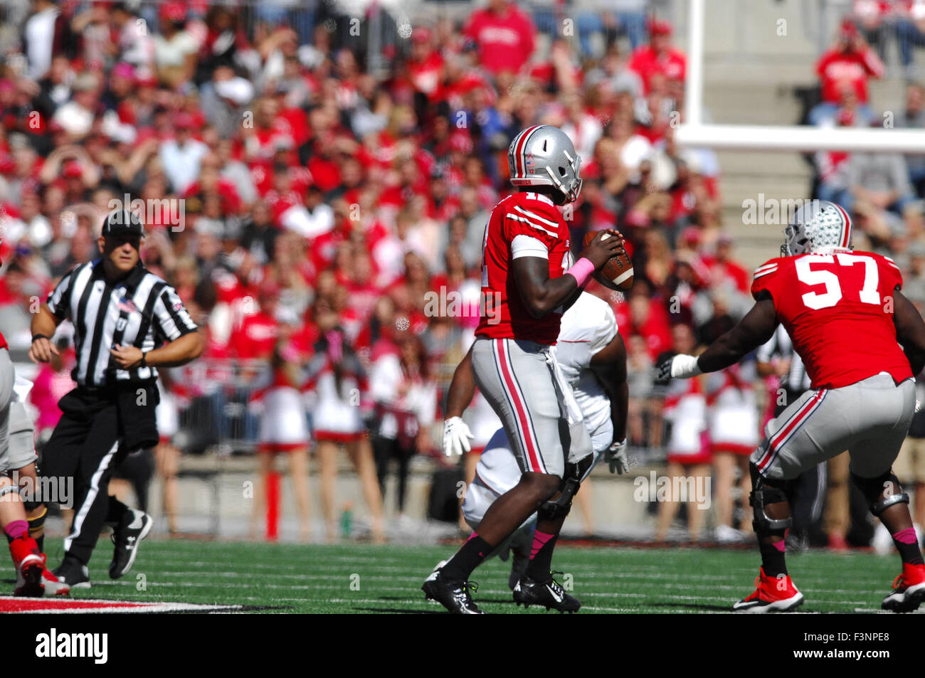 October 10th 2015 Cardale Jones 12 During The Maryland