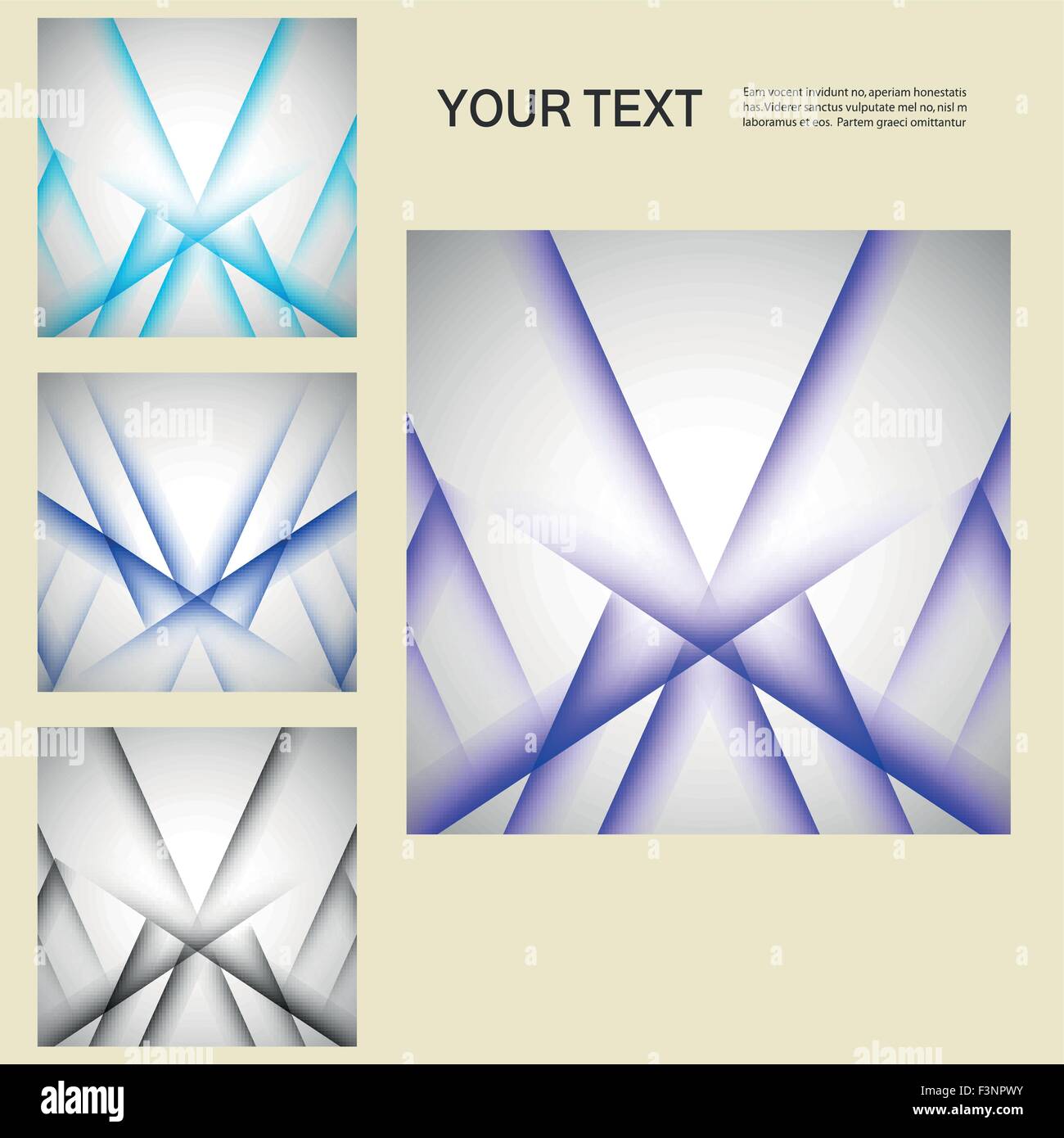 Vector set color line elements Stock Vector Image & Art - Alamy